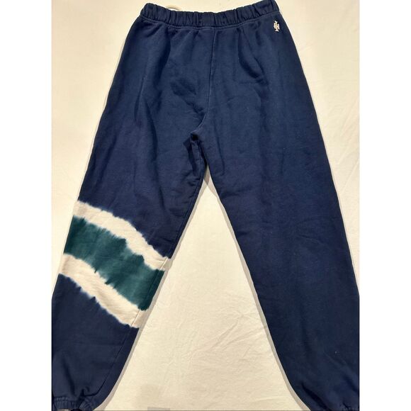 Tory Burch Sport navy tie-dye drawstring comfy joggers/sweatpants size small - Picture 6 of 10
